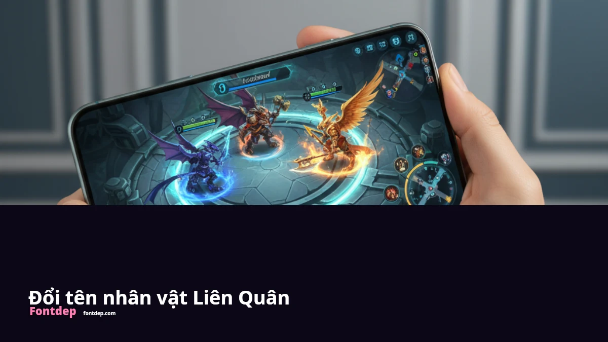 Hướng dẫn đổi tên nhân vật Liên Quân