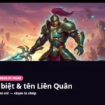 Kí tự đặc biệt và tên Liên Quân ngầu - Fontdep